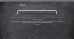 Desktop Screenshot of nerf.co.uk